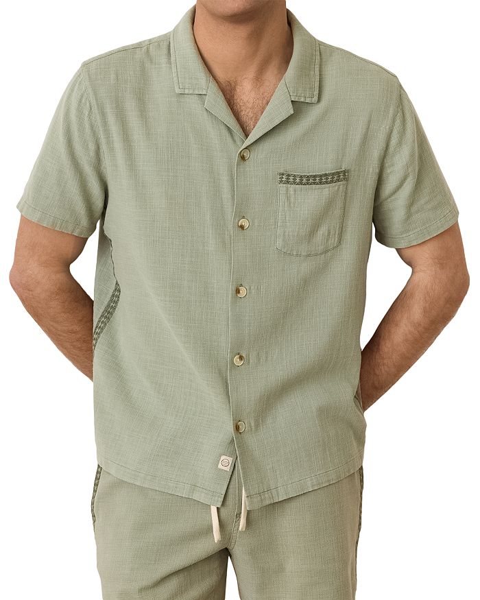 Вышитая курортная рубашка Marine Layer, зеленый
Вышитая курортная рубашка Marine Layer, зеленый