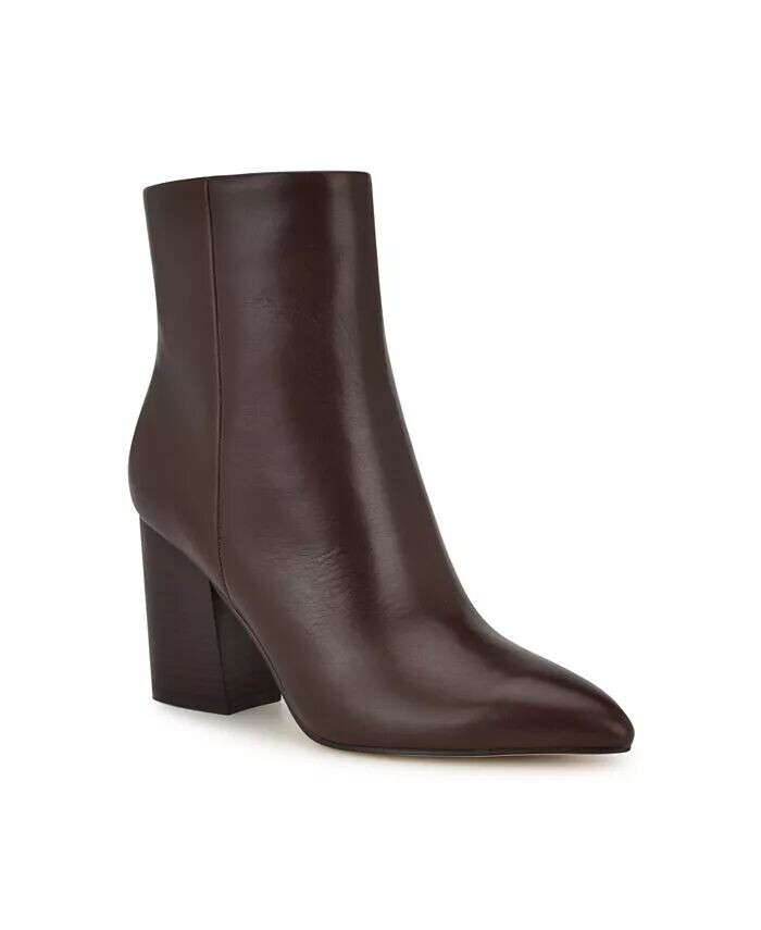 Женские ботильоны сливового цвета на блочном каблуке с острым носком Nine West, коричневый
Женские ботильоны сливового цвета на блочном каблуке с острым носком Nine West, коричневый