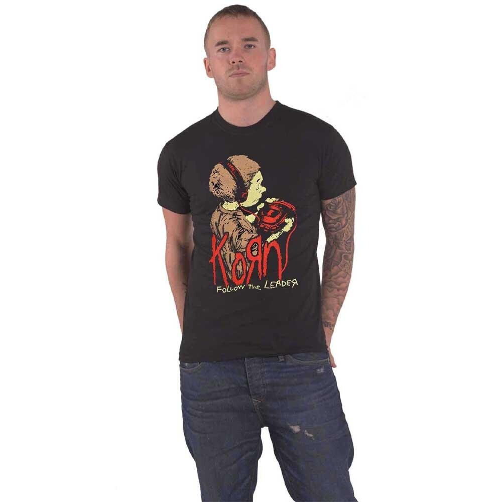 Футболка «Следуй за лидером» Korn, черный
Футболка «Следуй за лидером» Korn, черный