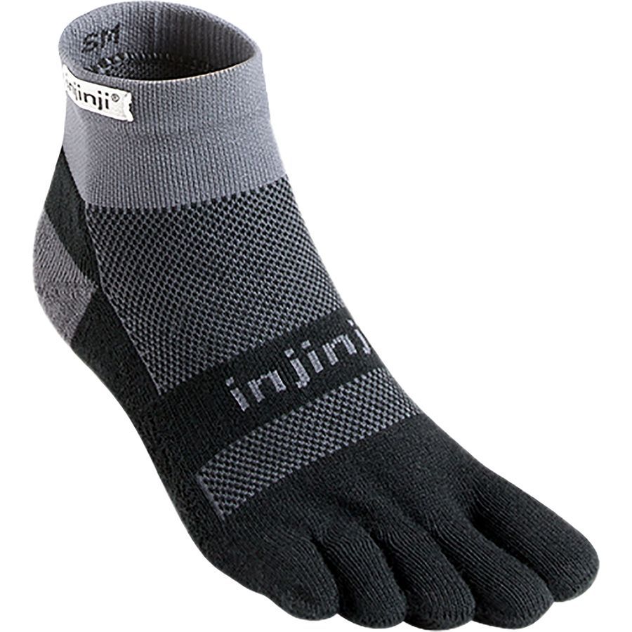 Носки Injinji Run Midweight Mini-Crew Injinji, Black Gray
Носки Injinji Run Midweight Mini-Crew Injinji, Black Gray