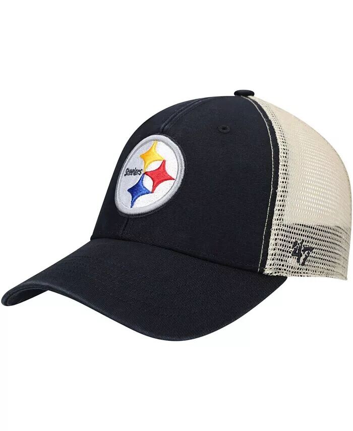 Мужская черная кепка Snapback Pittsburgh Steelers Flagship MVP '47 Brand
Мужская черная кепка Snapback Pittsburgh Steelers Flagship MVP '47 Brand