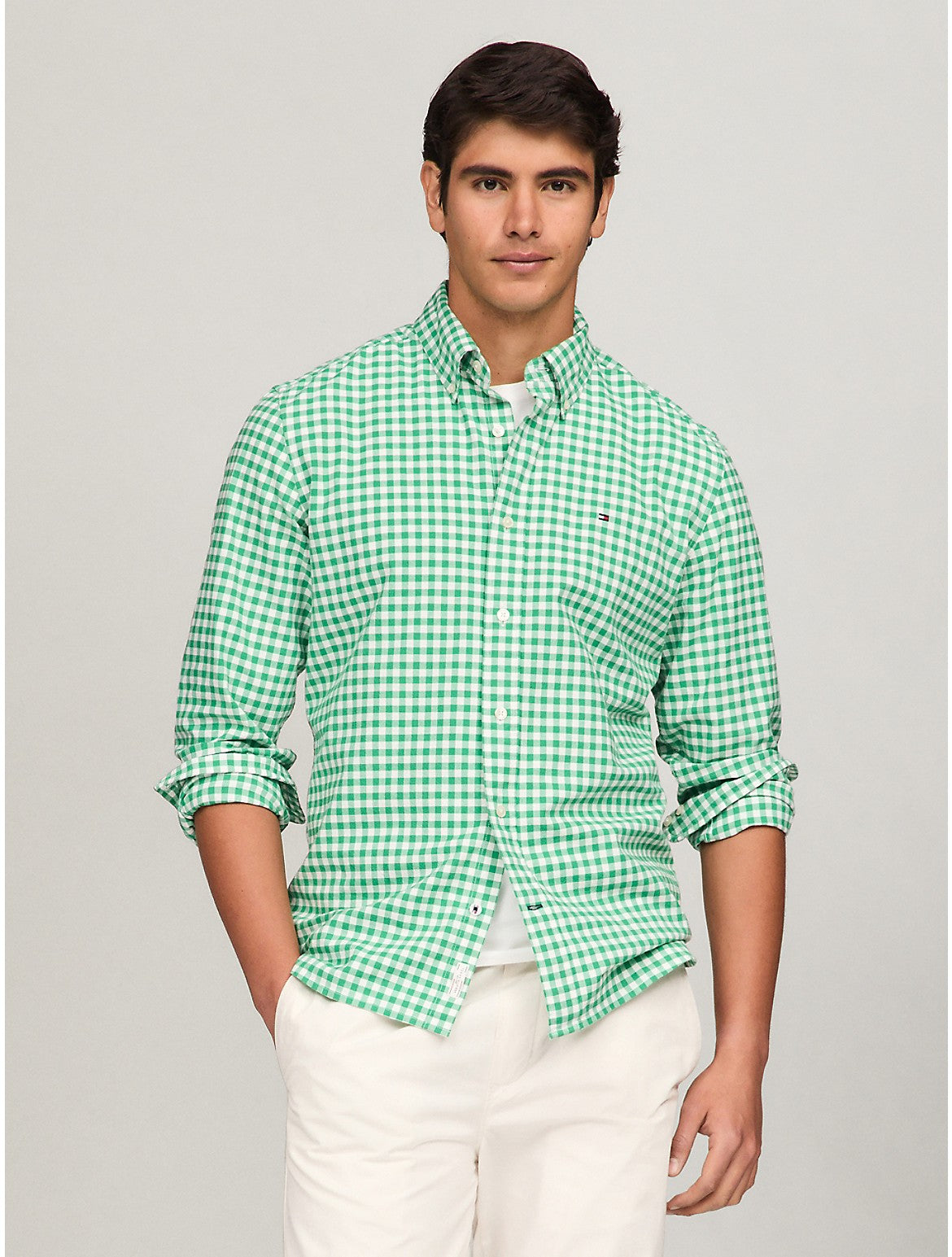 Мужская рубашка Tommy Hilfiger Gingham Regular Fit Oxford, цвет mardi gras green/optic white
Мужская рубашка Tommy Hilfiger Gingham Regular Fit Oxford, цвет mardi gras green/optic white