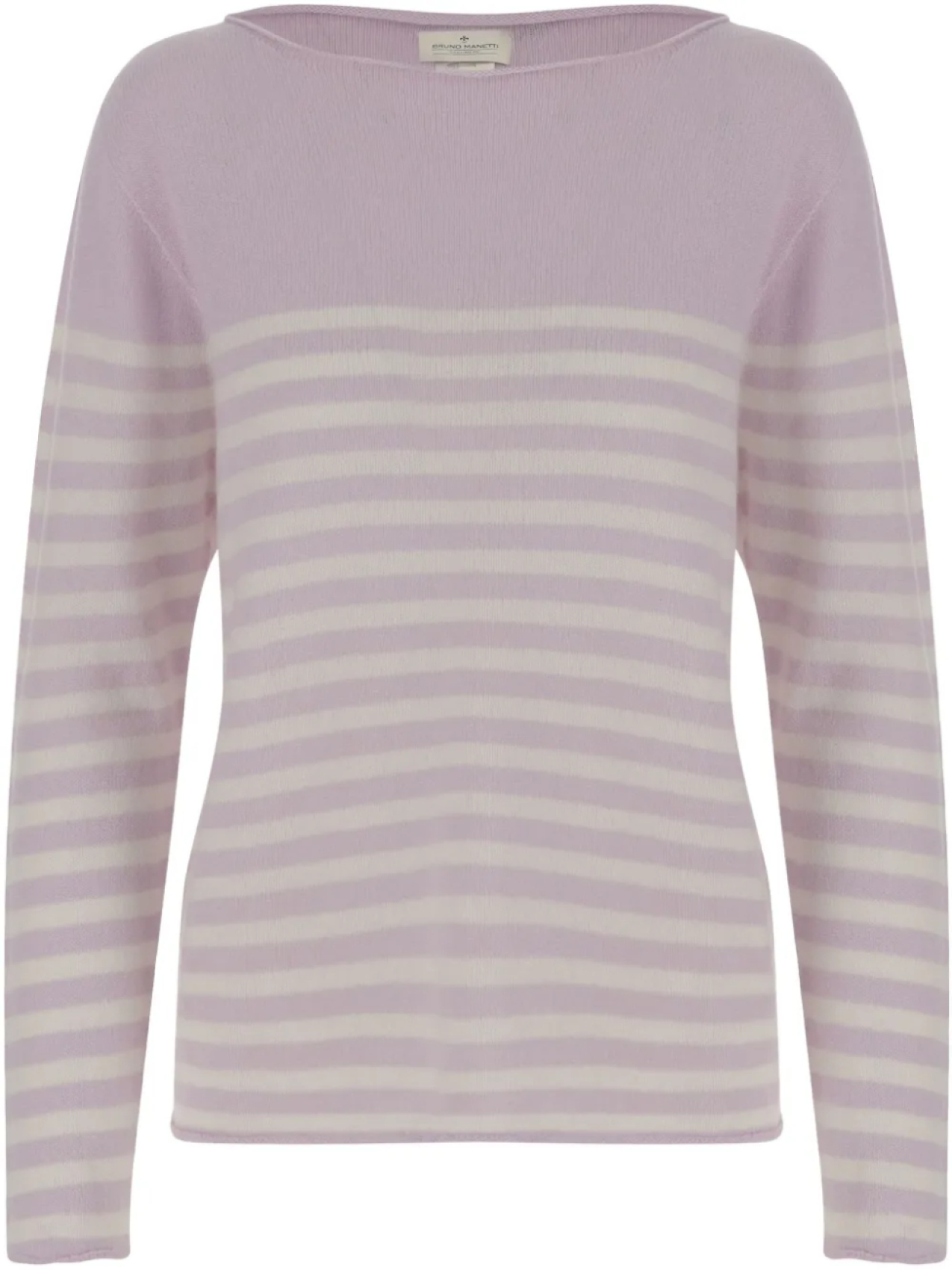 Полосатый кашемировый свитер Bruno Manetti, розовый
Полосатый кашемировый свитер Bruno Manetti, розовый