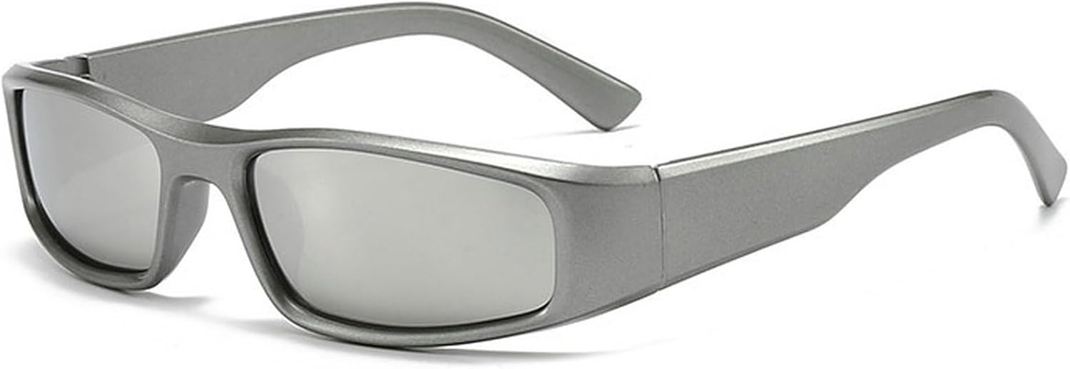 Прямоугольные солнцезащитные очки для женщин в винтажном стиле Y2K, узкие солнцезащитные очки для мужчин, для занятий спортом на открытом воздухе, велоспортом, вождением, защита от УФ-излучения UV400 mincl, Gray Silver
Прямоугольные солнцезащитные очки для женщин в винтажном стиле Y2K, узкие солнцезащитные очки для мужчин, для занятий спортом на открытом воздухе, велоспортом, вождением, защита от УФ-излучения UV400 mincl, Gray Silver