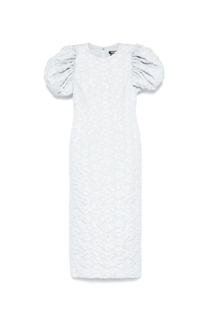Жаккардовое платье миди с пышным силуэтом Rotate, белый
Жаккардовое платье миди с пышным силуэтом Rotate, белый