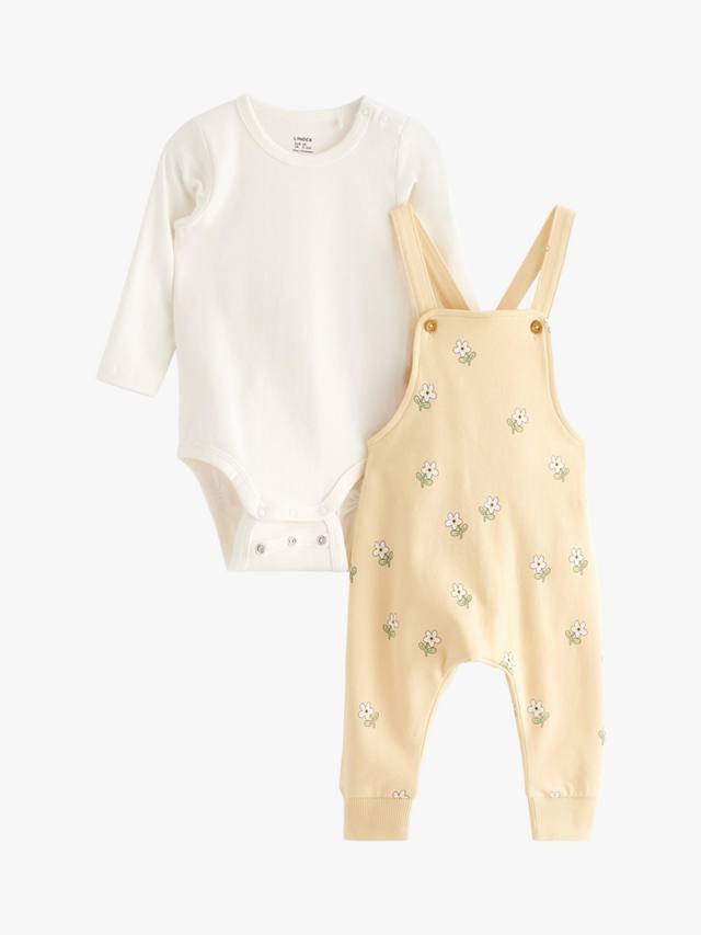 Детское хлопчатобумажное боди с длинным рукавом и комбинезон в цветочек Lindex, цвет Light Dusty Yellow
Детское хлопчатобумажное боди с длинным рукавом и комбинезон в цветочек Lindex, цвет Light Dusty Yellow