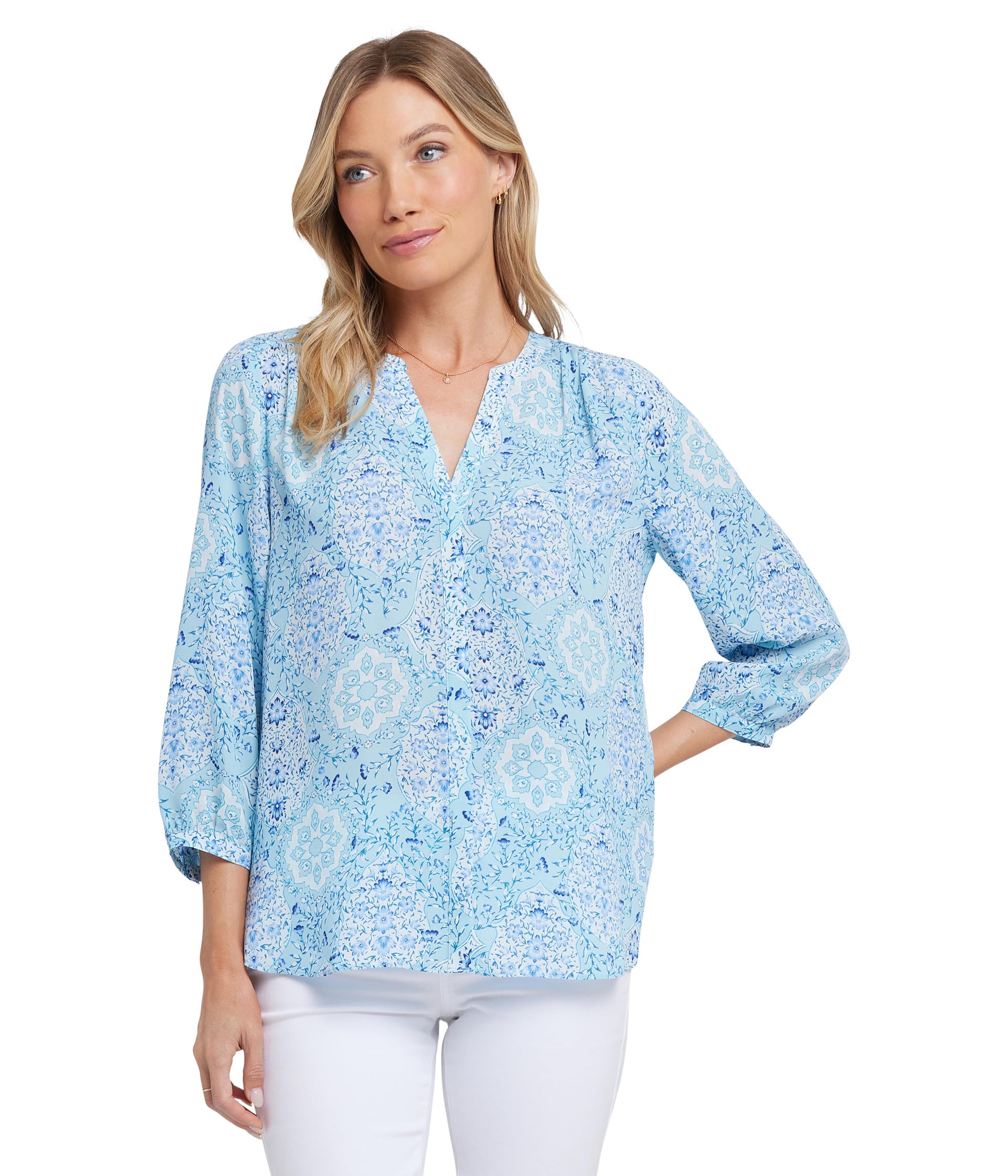 Блуза NYDJ Pintuck Blouse, Lora Del RioSee Less
Блуза NYDJ Pintuck Blouse, Lora Del RioSee Less
