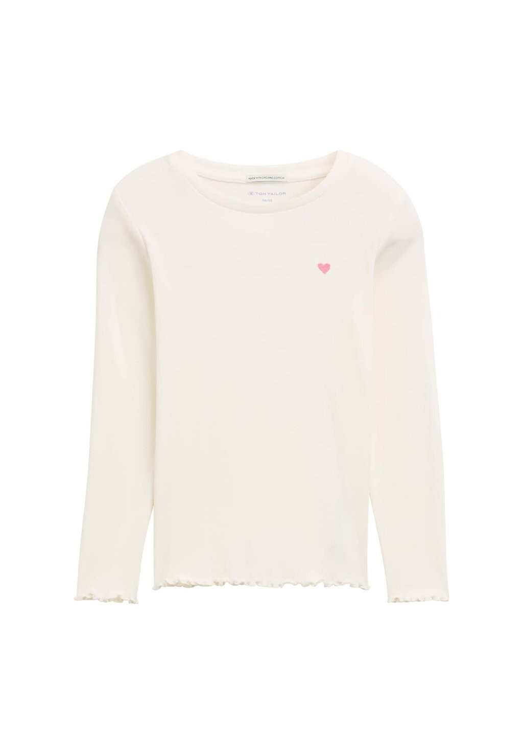 Топ с длинными рукавами TOM TAILOR, белый
Топ с длинными рукавами TOM TAILOR, белый