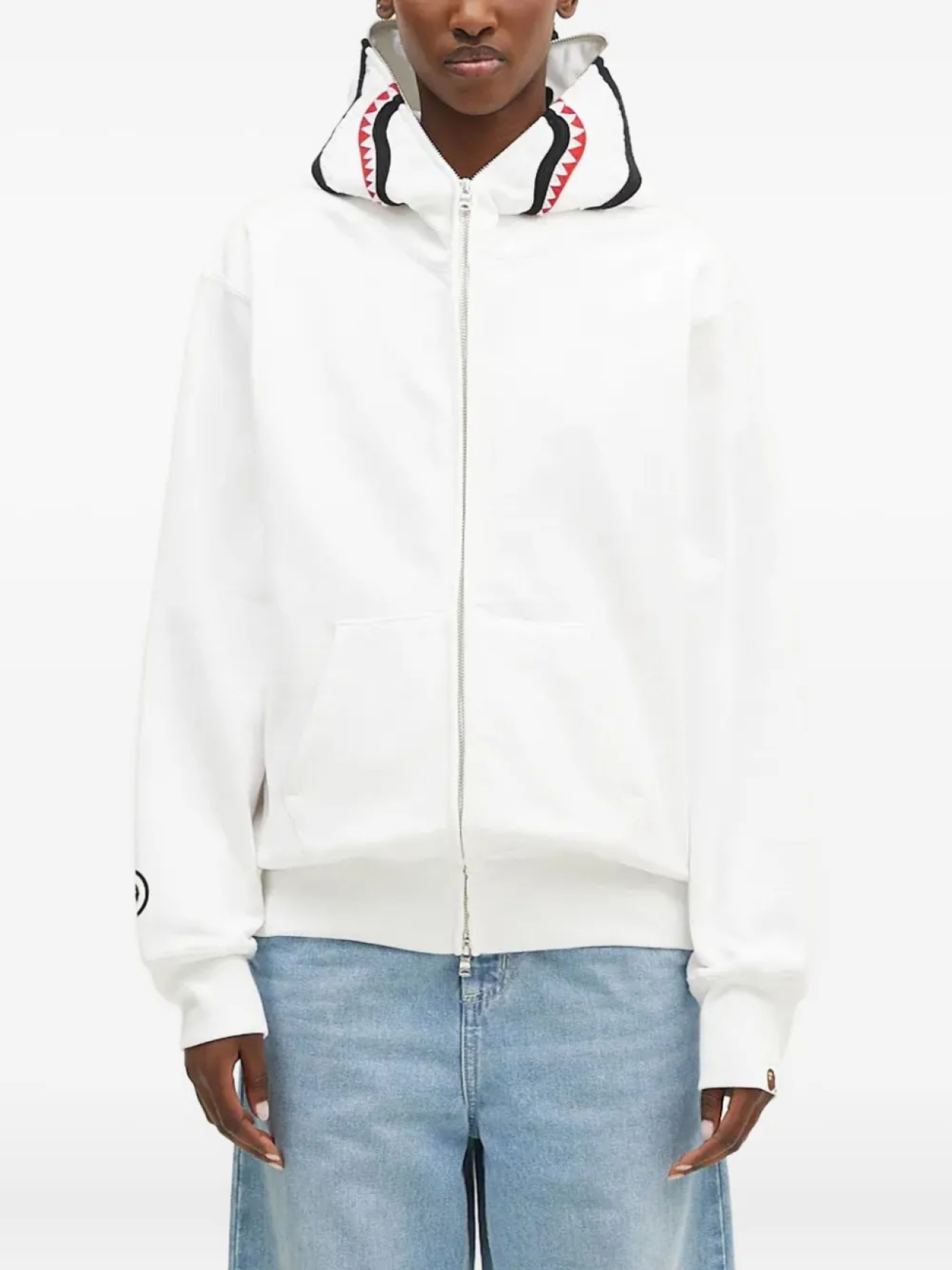 Толстовка с капюшоном на молнии BATHING APE Shark A Bathing Ape, белый
Толстовка с капюшоном на молнии BATHING APE Shark A Bathing Ape, белый