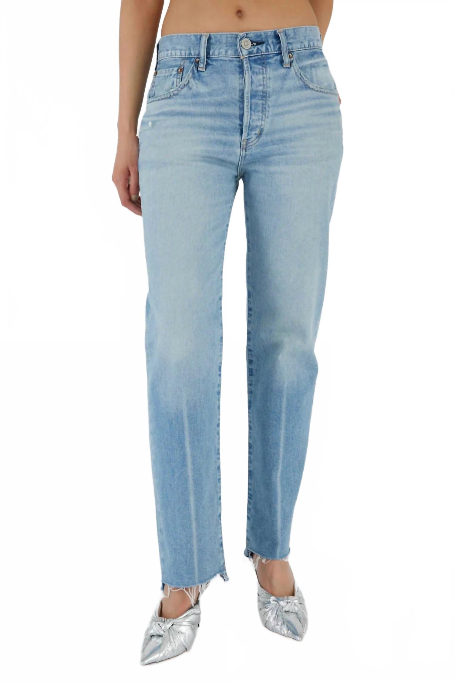 Женские синие джинсы Cumberland Straight Moussy
Женские синие джинсы Cumberland Straight Moussy