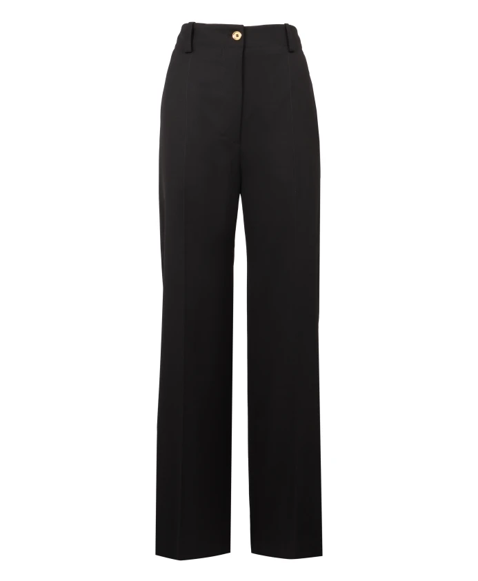 Эластановые шерстяные брюки с карманами Patou, черный
Эластановые шерстяные брюки с карманами Patou, черный