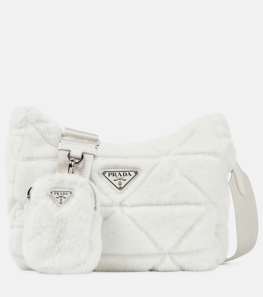 Редакция 2000 стеганая сумка через плечо из овчины Prada, белый
Редакция 2000 стеганая сумка через плечо из овчины Prada, белый