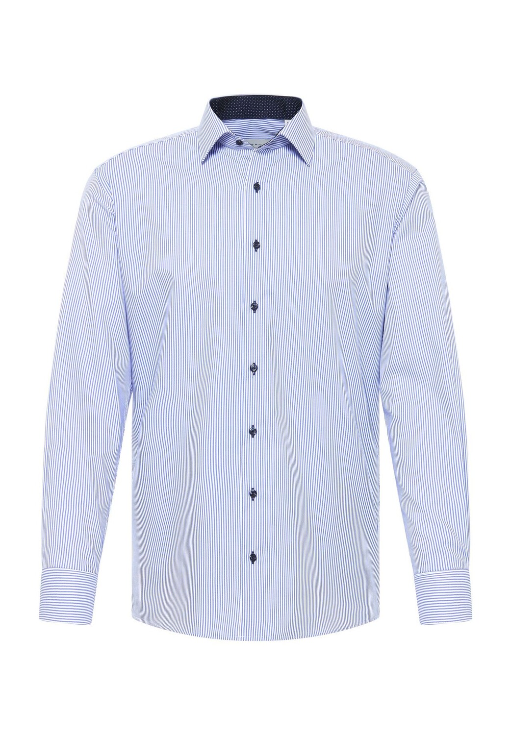 Рубашка, воротник Кент, без глажки, длинный рукав, мужская ETERNA, темно-синий
Рубашка, воротник Кент, без глажки, длинный рукав, мужская ETERNA, темно-синий