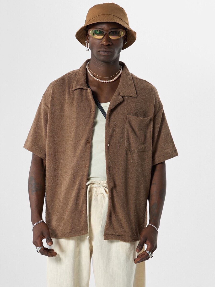 Повседневная рубашка VAMOS CLO Comfort fit Button Up Shirt, коричневый
Повседневная рубашка VAMOS CLO Comfort fit Button Up Shirt, коричневый