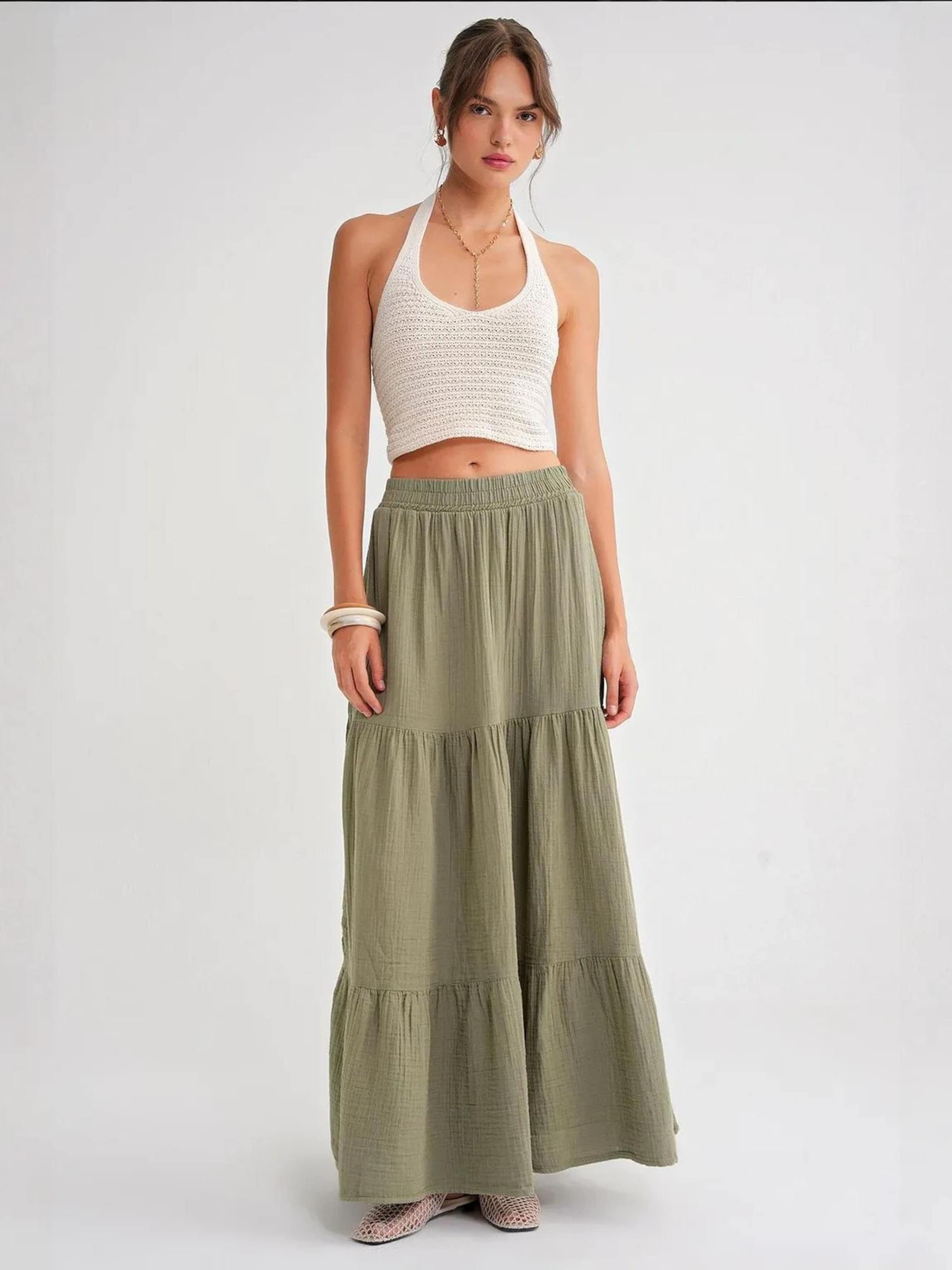 MixRay Юбка цвета хаки
MixRay Юбка цвета хаки