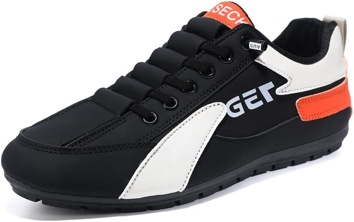 Кроссовки для спорта, повседневные мужские низкие спортивные туфли, варианты нескольких цветов с черными, белыми и оранжевыми акцентами, синтетическая кожа и сетчатый материал, дышащий дизайн, резиновая подошва, для повседневного ношения Generic
Кроссовки для спорта, повседневные мужские низкие спортивные туфли, варианты нескольких цветов с черными, белыми и оранжевыми акцентами, синтетическая кожа и сетчатый материал, дышащий дизайн, резиновая подошва, для повседневного ношения Generic