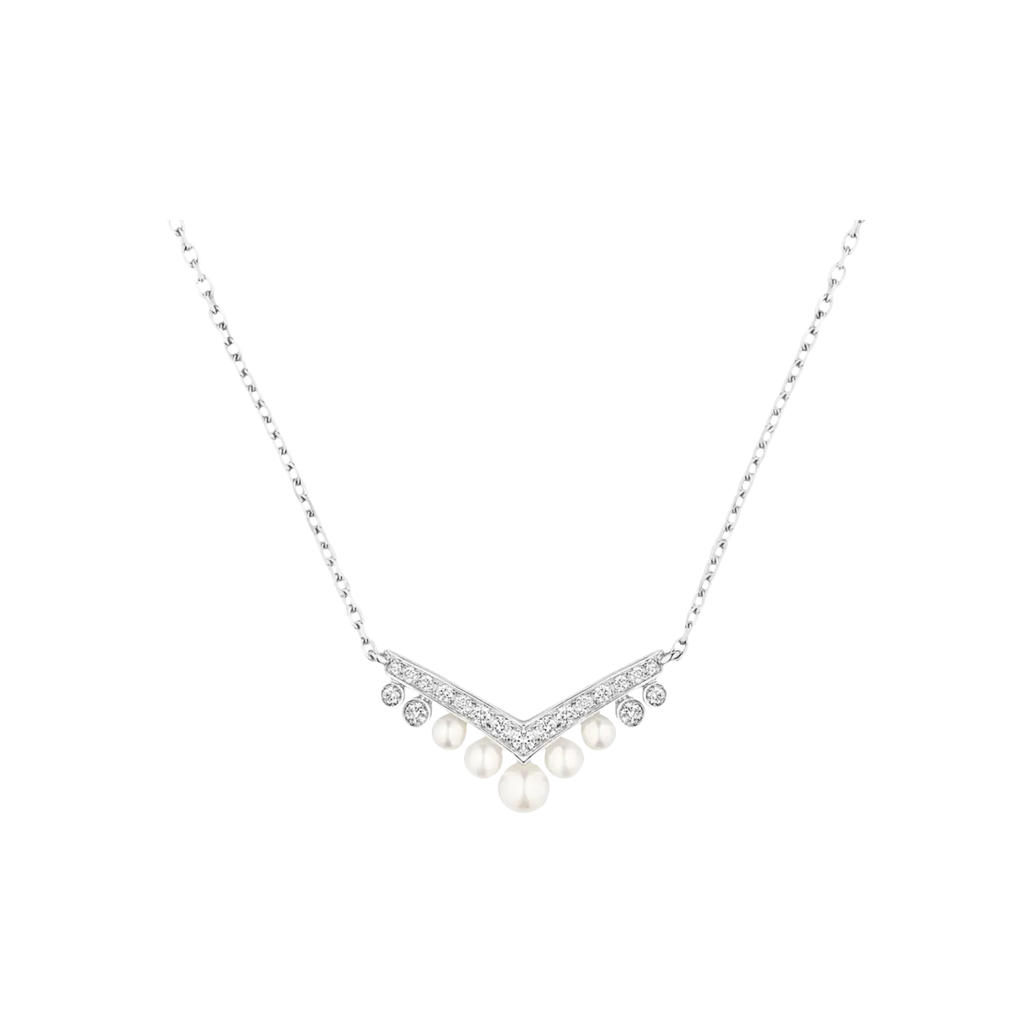 Колье Chaumet Joséphine aigrette из белого золота с бриллиантами и жемчугом
Колье Chaumet Joséphine aigrette из белого золота с бриллиантами и жемчугом