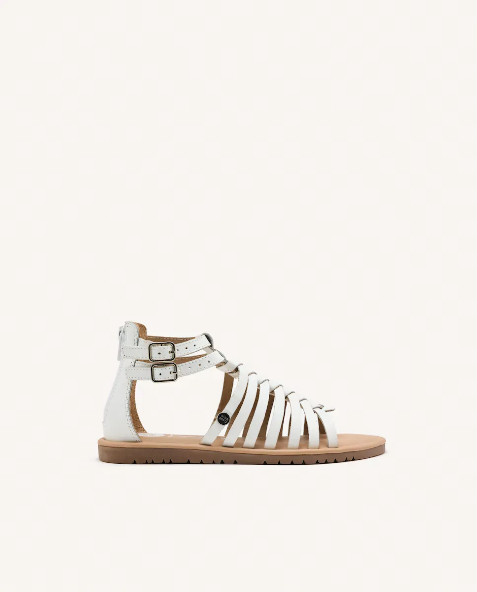 Женские босоножки из римской кожи с гибкой подошвой Gioseppo, белый
Женские босоножки из римской кожи с гибкой подошвой Gioseppo, белый