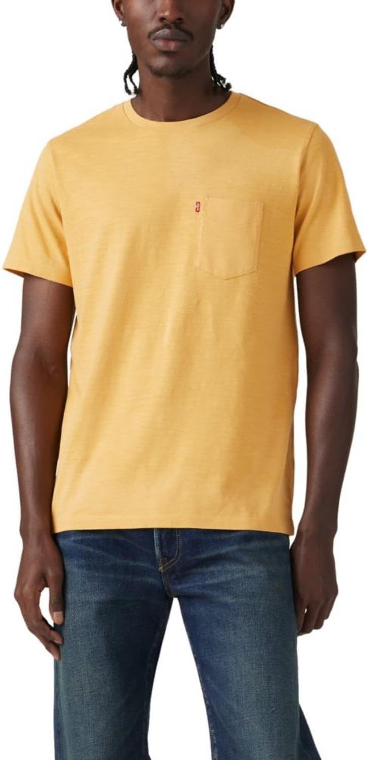 Мужская футболка Levi's с коротким рукавом и классическим карманом (доступна в большом размере), Ochre Jersey
Мужская футболка Levi's с коротким рукавом и классическим карманом (доступна в большом размере), Ochre Jersey