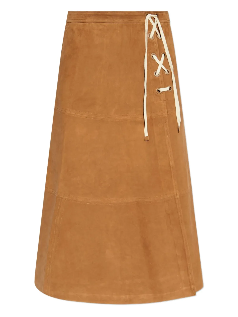 Замшевая юбка А-силуэта MUNTHE, коричневый
Замшевая юбка А-силуэта MUNTHE, коричневый