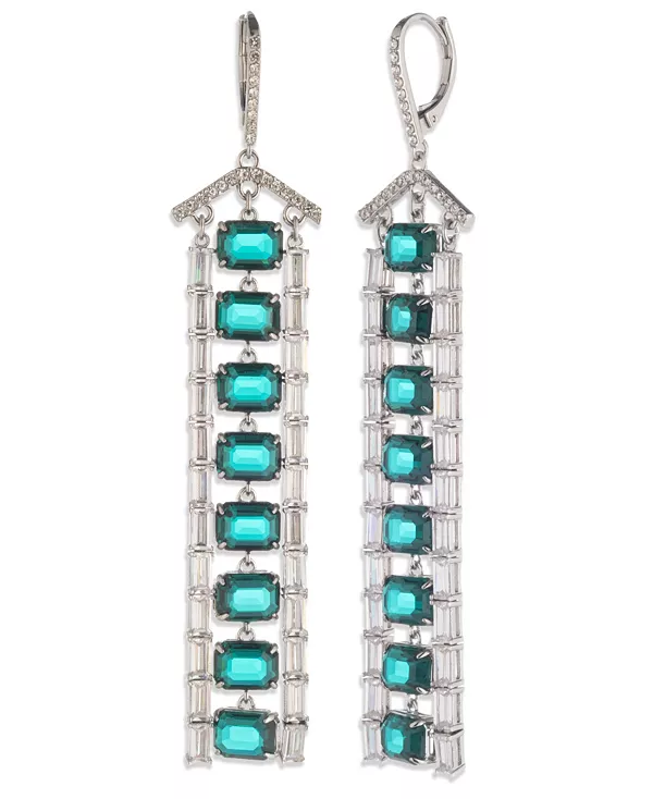 Теннисные серьги-люстры из кубического циркония и эпоксидной смолы Lauren Ralph Lauren, green
Теннисные серьги-люстры из кубического циркония и эпоксидной смолы Lauren Ralph Lauren, green