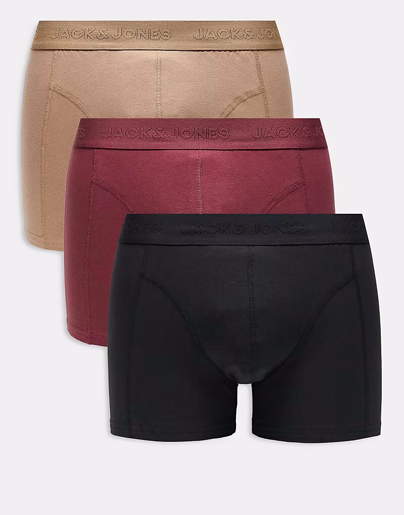 Комплект из 3 трусов черного и красного цветов Jack & Jones
Комплект из 3 трусов черного и красного цветов Jack & Jones