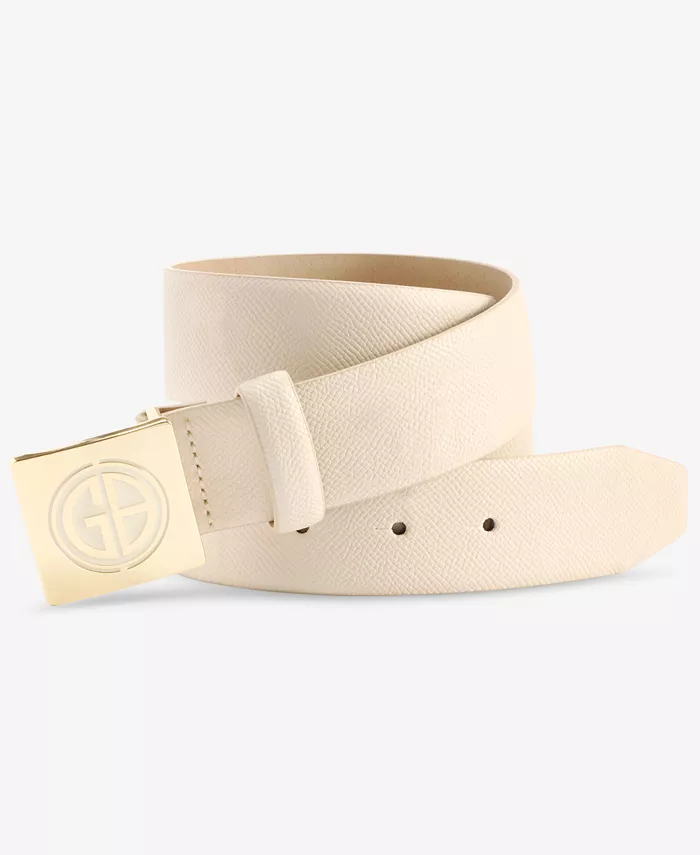 Ремень из искусственной кожи с пряжкой-пластиной с логотипом Giani Bernini, коричневый/бежевый
Ремень из искусственной кожи с пряжкой-пластиной с логотипом Giani Bernini, коричневый/бежевый