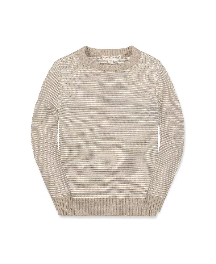 Органический свитер с длинными рукавами и круглым вырезом для мальчиков младшего и старшего возраста Hope & Henry, коричневый
Органический свитер с длинными рукавами и круглым вырезом для мальчиков младшего и старшего возраста Hope & Henry, коричневый