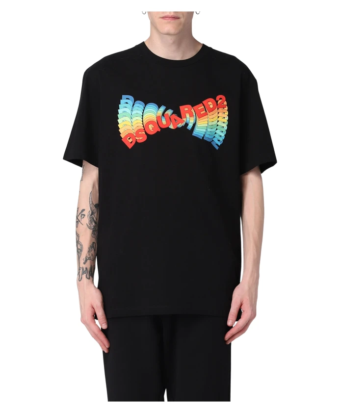 Классическая футболка Dsquared2, черный
Классическая футболка Dsquared2, черный