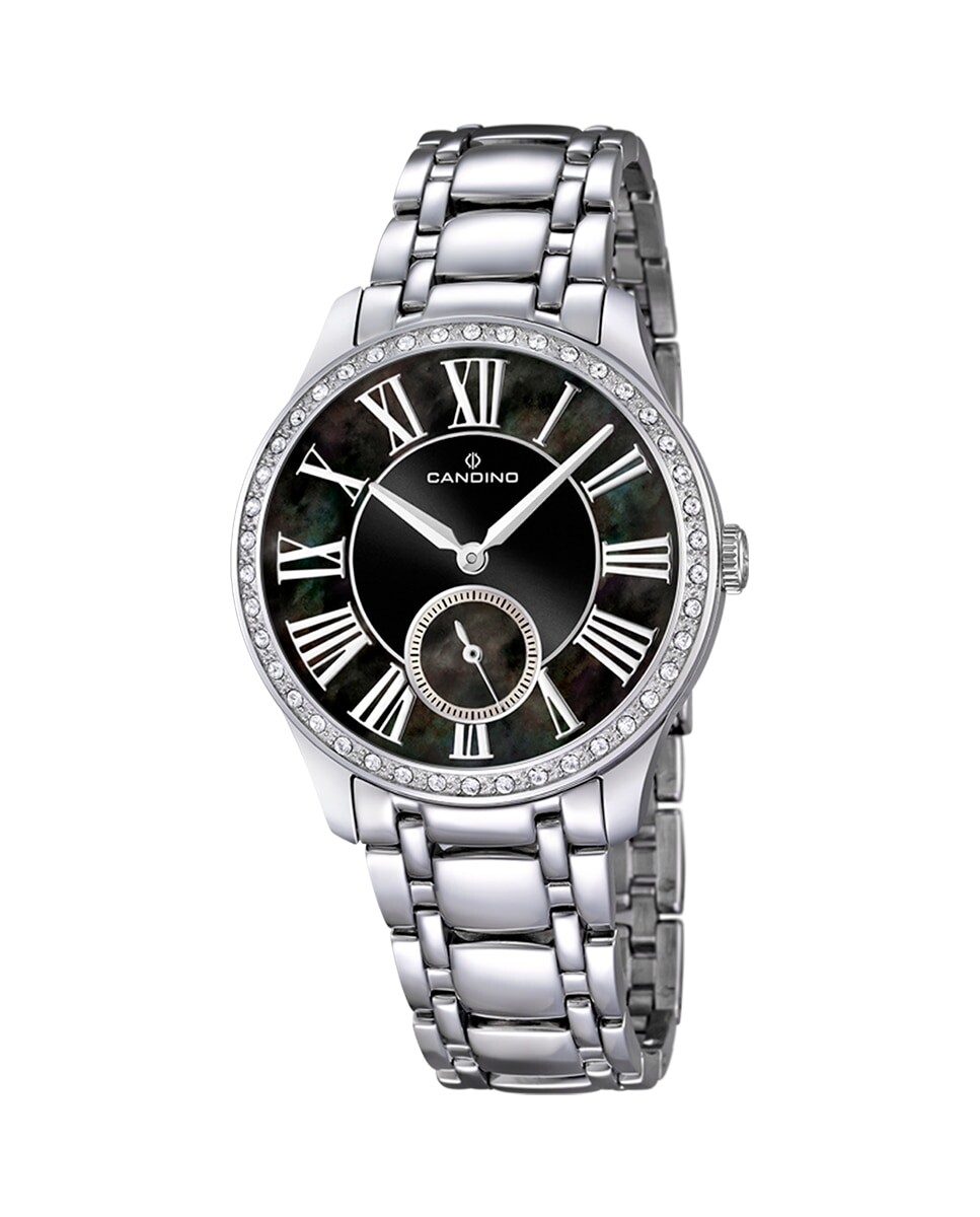 C4595/3 Lady Casual женские часы со стальным и черным циферблатом Candino, серебро
C4595/3 Lady Casual женские часы со стальным и черным циферблатом Candino, серебро