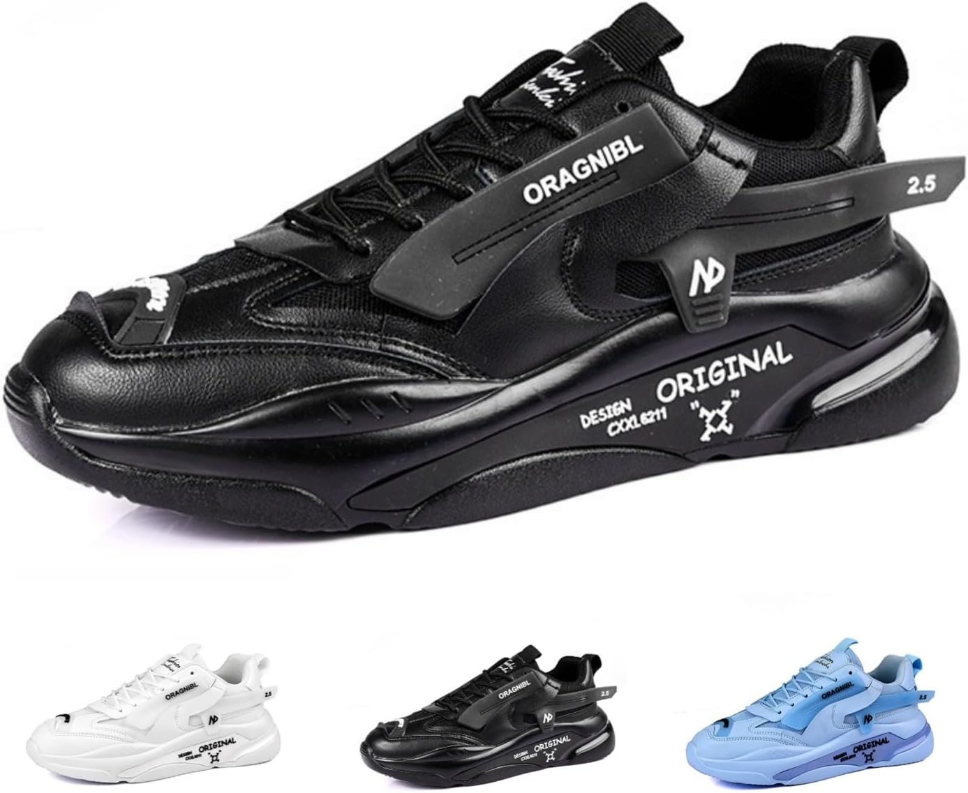 Мужские стильные массивные кроссовки MACEFIL, низкие, с дышащей сеткой, повседневные модные кроссовки для мужчин, черный
Мужские стильные массивные кроссовки MACEFIL, низкие, с дышащей сеткой, повседневные модные кроссовки для мужчин, черный