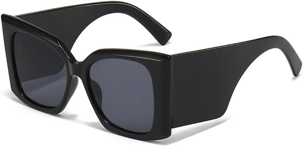 Женские солнцезащитные очки большого квадратного размера, мужские очки с широкими дужками, дорожные очки, ретро-стиль, роскошные очки с защитой от УФ-излучения UV400 UATXTAU, Black
Женские солнцезащитные очки большого квадратного размера, мужские очки с широкими дужками, дорожные очки, ретро-стиль, роскошные очки с защитой от УФ-излучения UV400 UATXTAU, Black