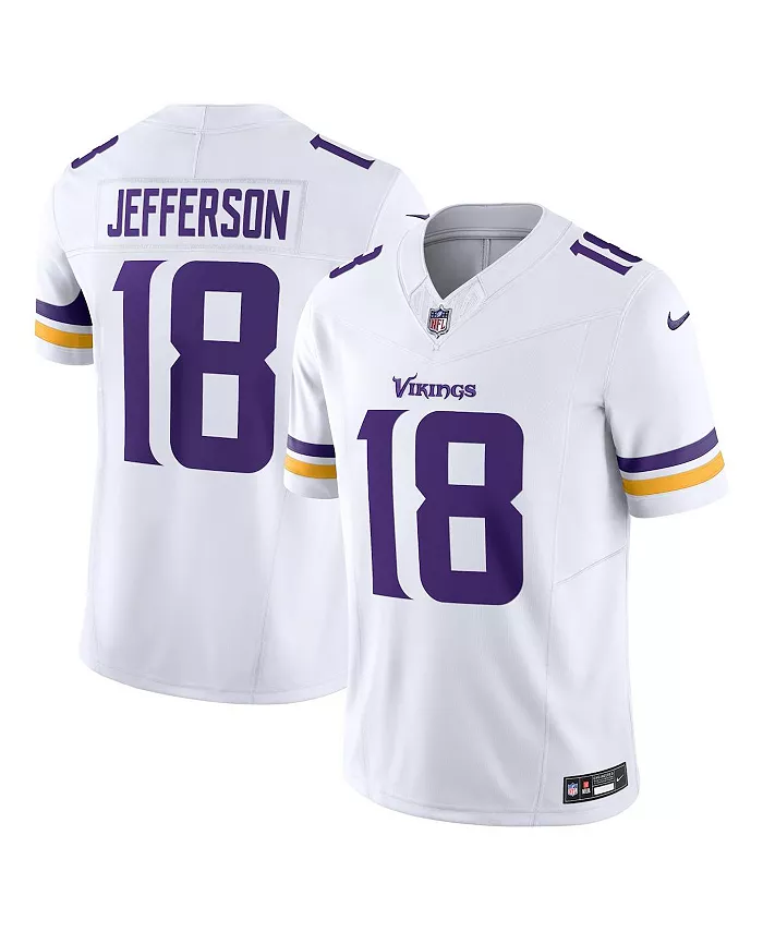 Мужская альтернативная джерси Justin Jefferson Minnesota Vikings Vapor F.U.S.E. Limited Nike, белый
Мужская альтернативная джерси Justin Jefferson Minnesota Vikings Vapor F.U.S.E. Limited Nike, белый