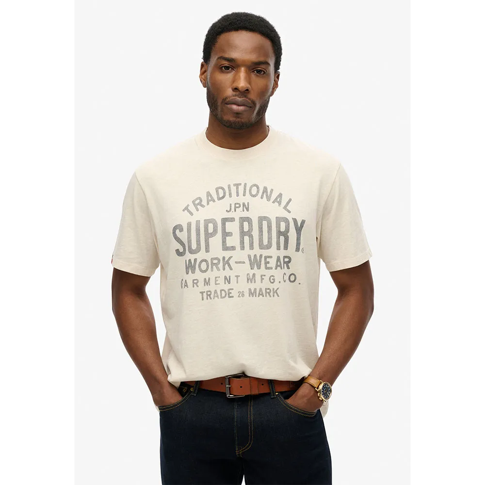 Футболка с коротким рукавом Superdry Machined Goods Workwear, бежевый
Футболка с коротким рукавом Superdry Machined Goods Workwear, бежевый