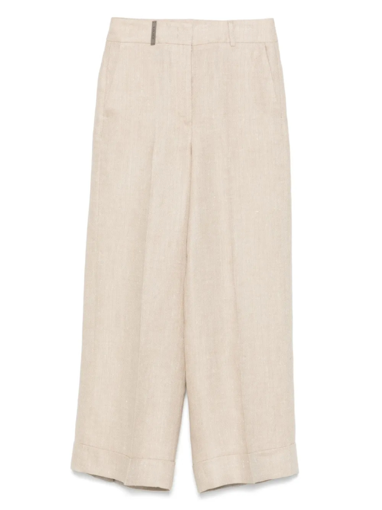 Брюки прямого покроя Peserico, нейтральный
Брюки прямого покроя Peserico, нейтральный