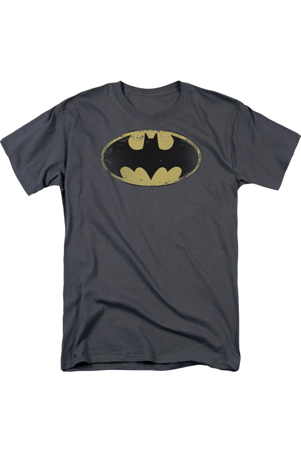 Футболка с коротким рукавом Batman Distressed Shield для взрослых Gildan, цвет charcoal
Футболка с коротким рукавом Batman Distressed Shield для взрослых Gildan, цвет charcoal