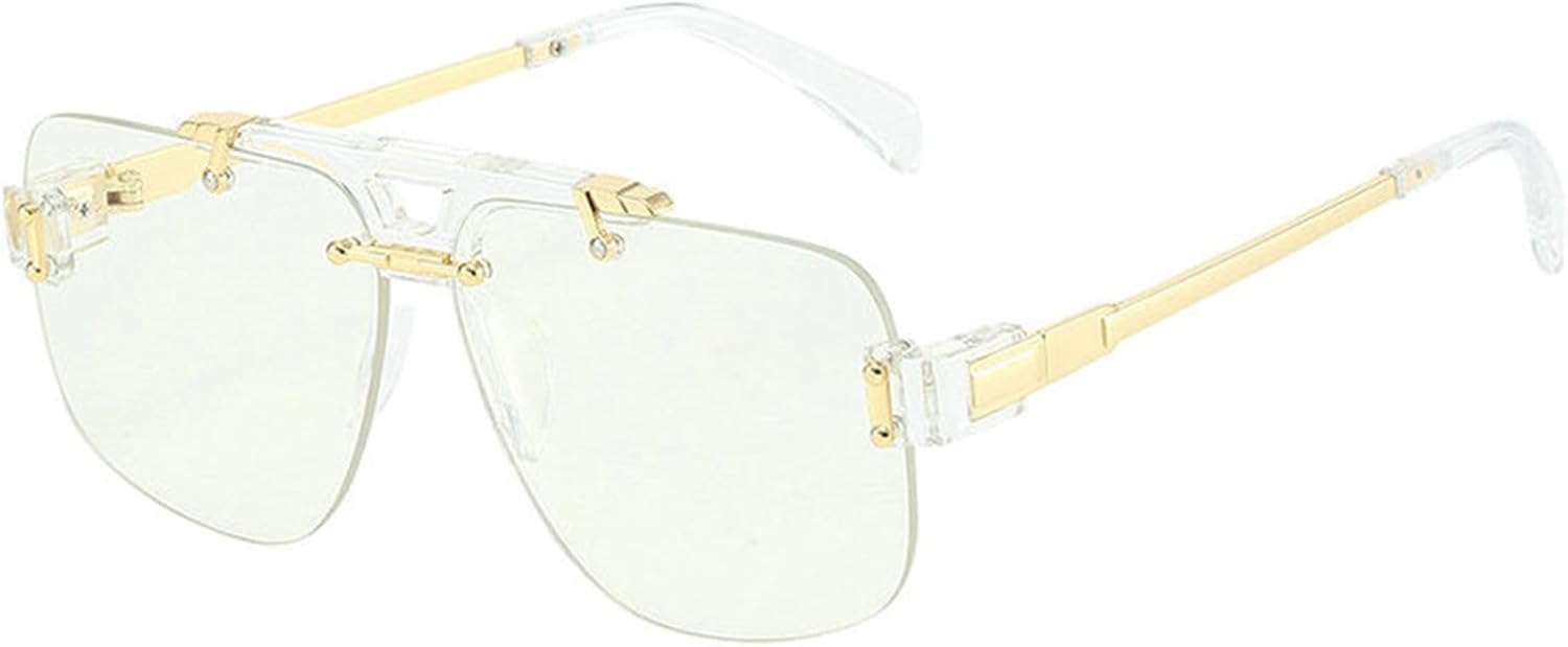 Солнцезащитные очки COTIA 2025 без оправы, квадратной формы, для мужчин и женщин, модные очки-пилот с двойной перемычкой, стильные винтажные очки с индивидуальным дизайном, Clear
Солнцезащитные очки COTIA 2025 без оправы, квадратной формы, для мужчин и женщин, модные очки-пилот с двойной перемычкой, стильные винтажные очки с индивидуальным дизайном, Clear