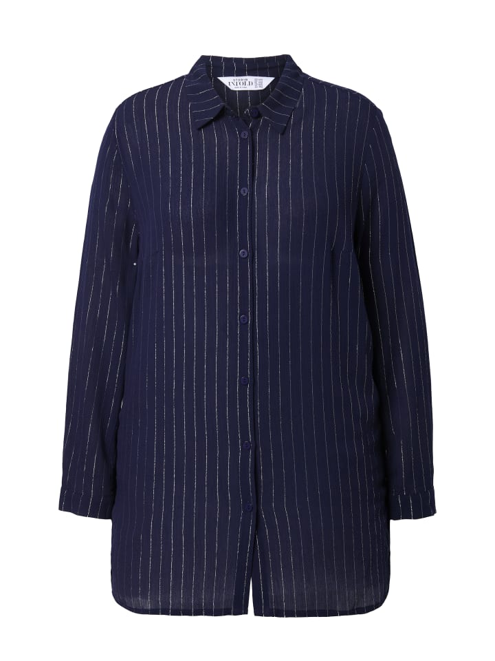 Темно-синяя блузка-рубашка Studio Untold
Темно-синяя блузка-рубашка Studio Untold