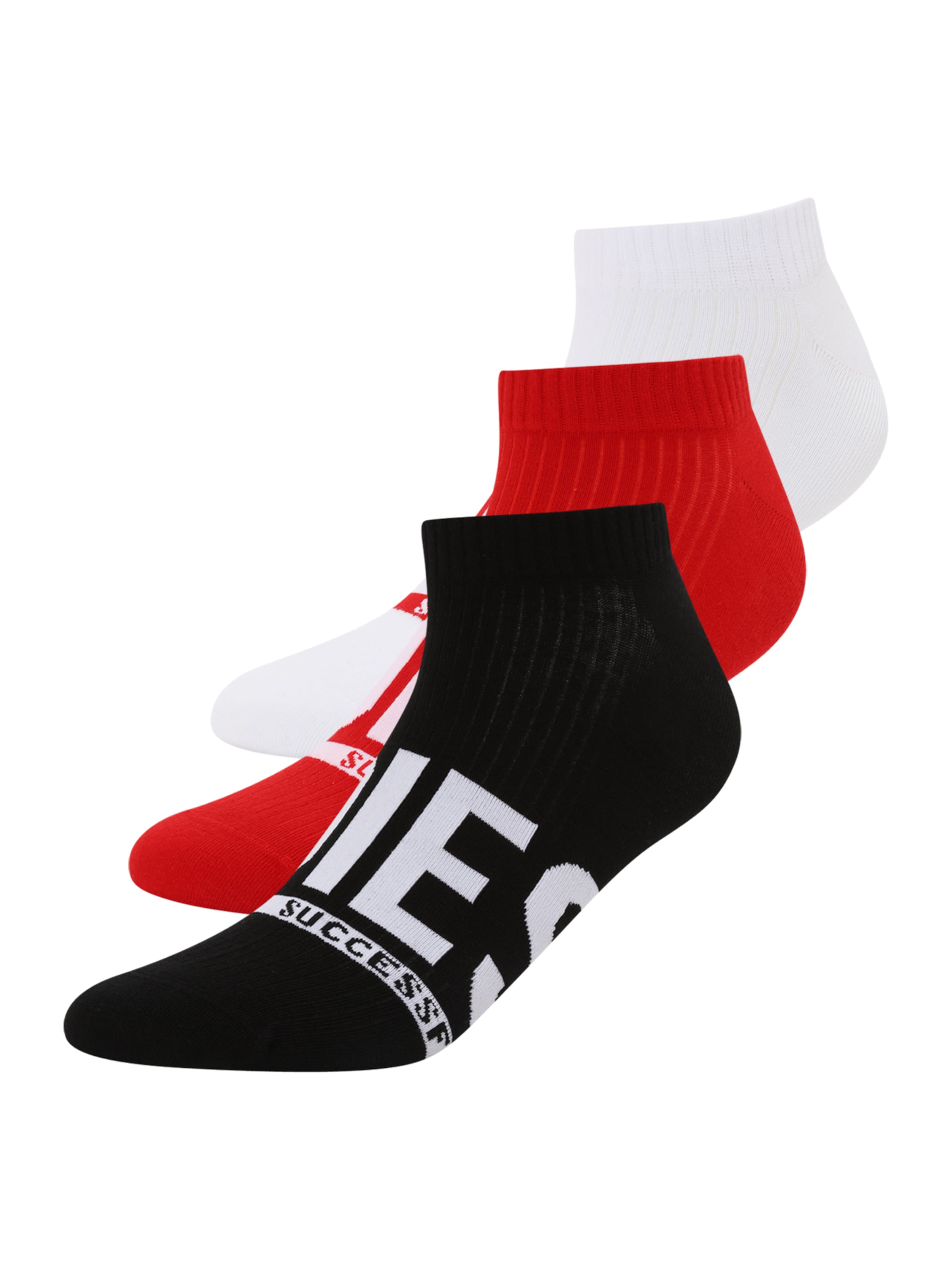 DIESEL Носки 'SKM-GOST' в цветах красный, черный, белый
DIESEL Носки 'SKM-GOST' в цветах красный, черный, белый