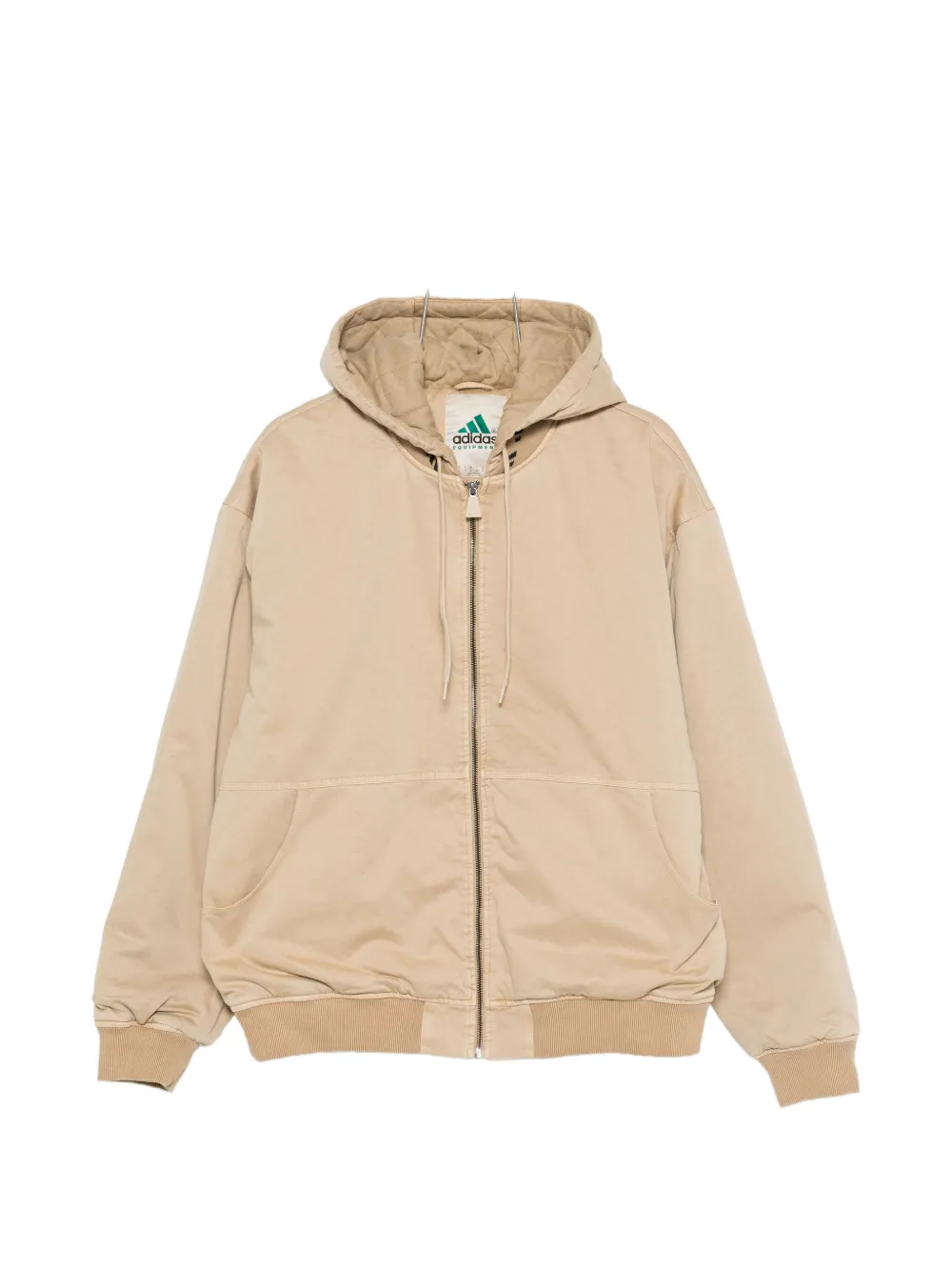 Бежевая бомбер-куртка Adidas, бежевый
Бежевая бомбер-куртка Adidas, бежевый