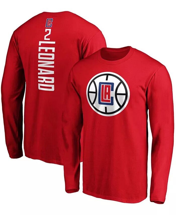 Мужская красная футболка с длинным рукавом Kawhi Leonard LA Clippers Team Playmaker, имя и номер Fanatics
Мужская красная футболка с длинным рукавом Kawhi Leonard LA Clippers Team Playmaker, имя и номер Fanatics