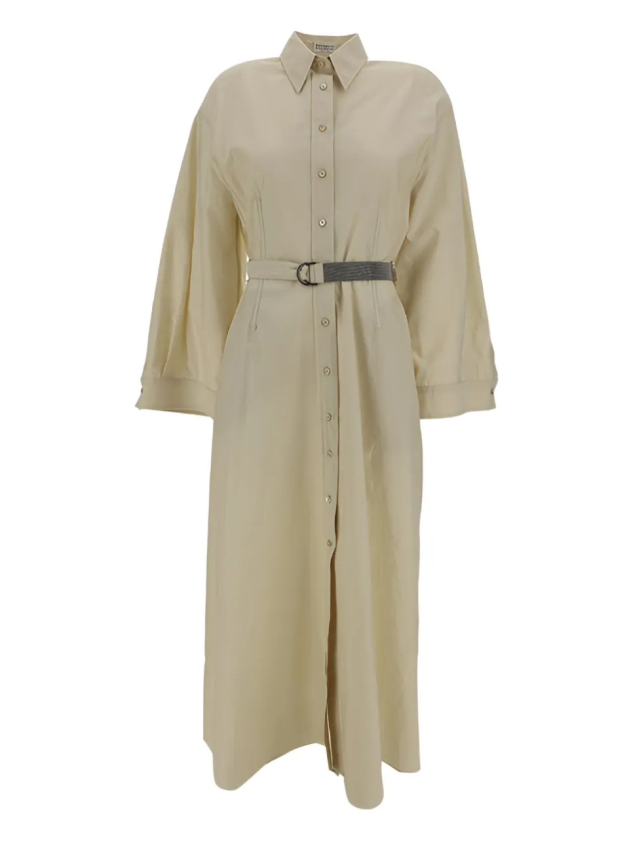 Платье-рубашка макси Brunello Cucinelli, нейтральный
Платье-рубашка макси Brunello Cucinelli, нейтральный