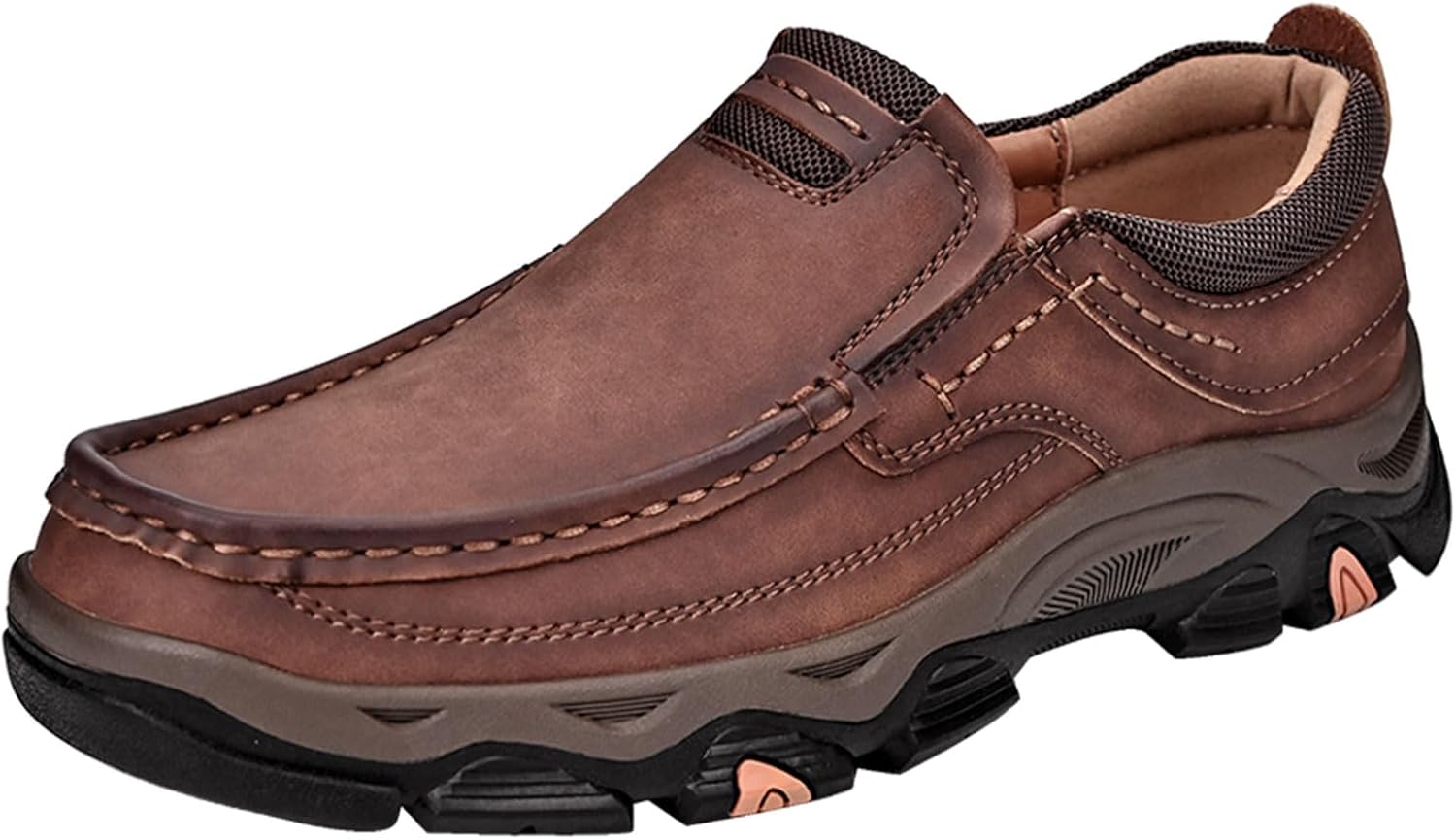 Мужские кожаные кроссовки VOCECO для пеших прогулок, повседневные мокасины, легкие дышащие, противоскользящие, для вождения и ходьбы, коричневый
Мужские кожаные кроссовки VOCECO для пеших прогулок, повседневные мокасины, легкие дышащие, противоскользящие, для вождения и ходьбы, коричневый