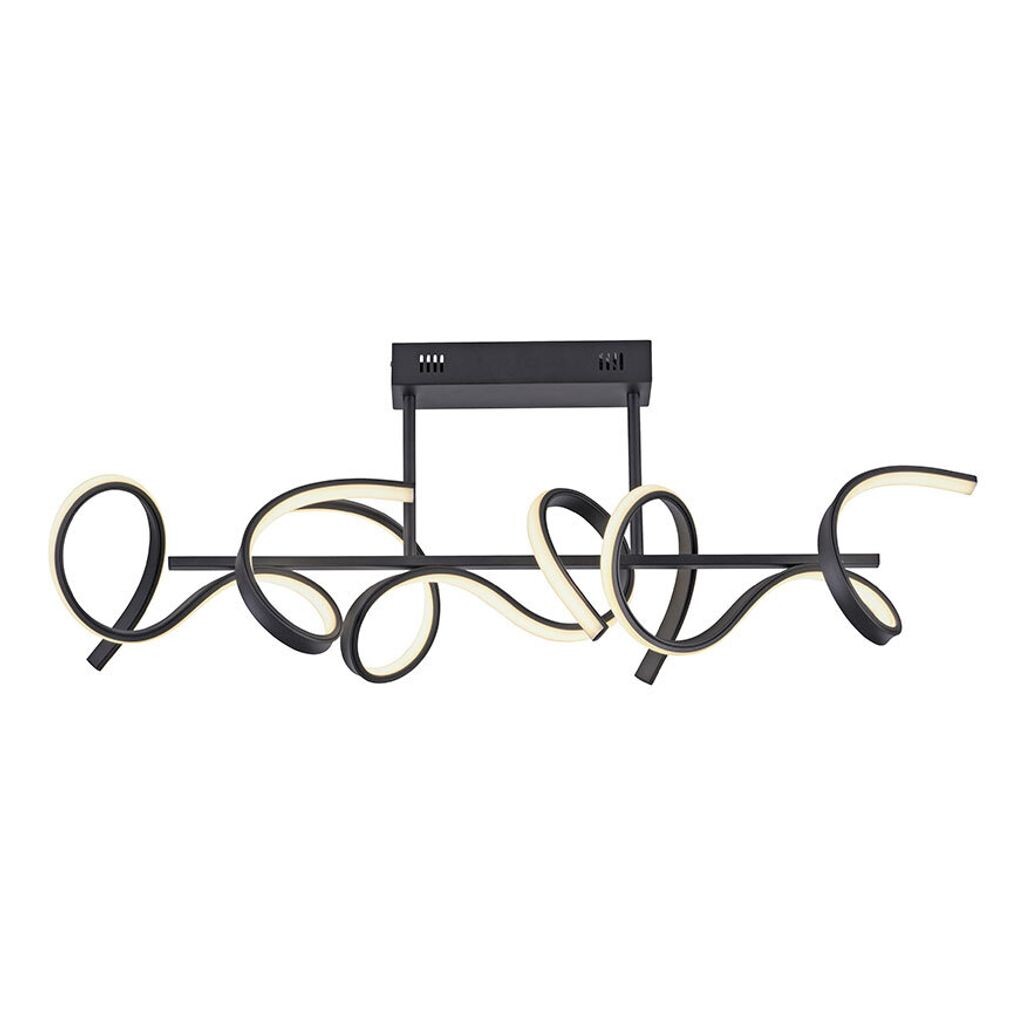 Потолочный светодиодный светильник, черный, изогнутый, с диммером, L 82 см etc-shop
Потолочный светодиодный светильник, черный, изогнутый, с диммером, L 82 см etc-shop