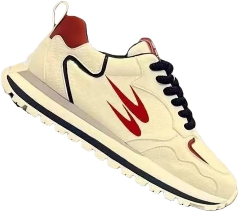 Мужские беговые повседневные спортивные кроссовки - с толстой подошвой, противоскользящие, дышащие и удобные, подходят для активного отдыха, ежедневного использования и тренировок в зале Fmshi, красный
Мужские беговые повседневные спортивные кроссовки - с толстой подошвой, противоскользящие, дышащие и удобные, подходят для активного отдыха, ежедневного использования и тренировок в зале Fmshi, красный