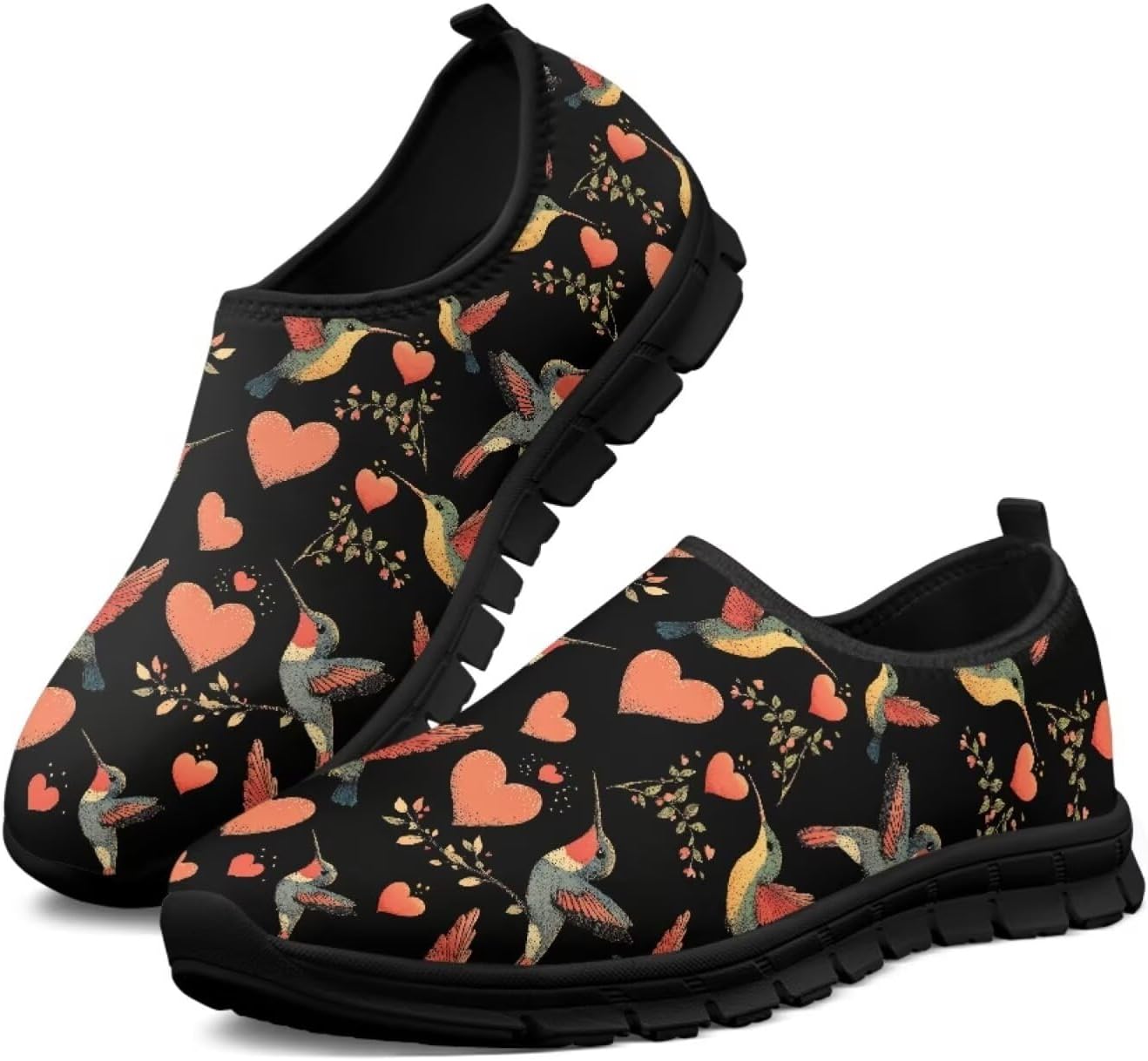 Кроссовки-лоферы унисекс с верхом из сетки Estailounic, Hummingbird Love Heart
Кроссовки-лоферы унисекс с верхом из сетки Estailounic, Hummingbird Love Heart