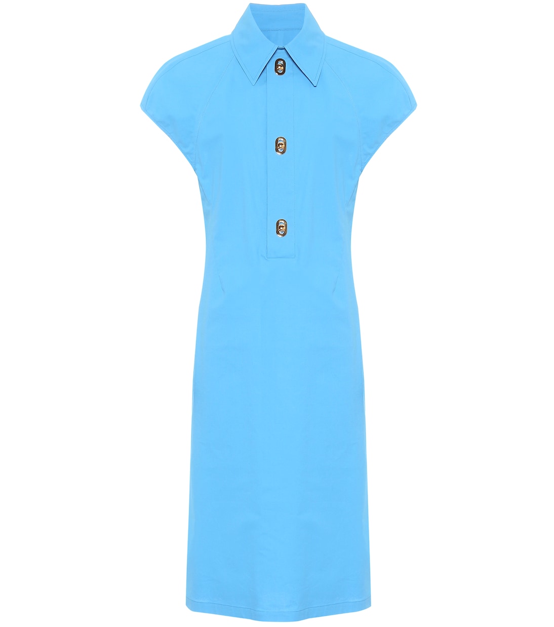 Платье миди из хлопковой вуали Bottega Veneta, Swimming Pool
Платье миди из хлопковой вуали Bottega Veneta, Swimming Pool