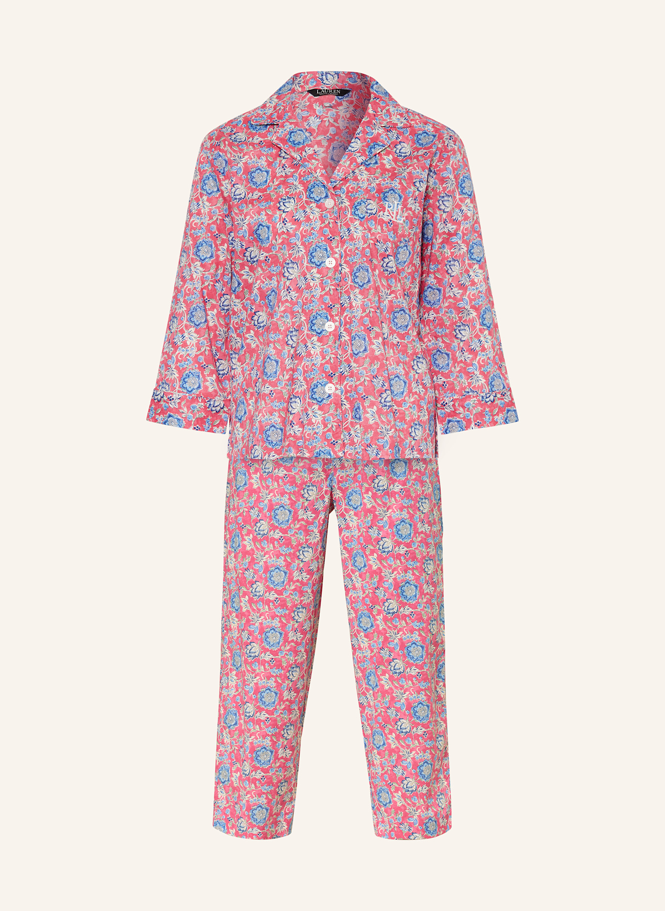 Пижама 3/4 Lauren Ralph Lauren, мультиколор
Пижама 3/4 Lauren Ralph Lauren, мультиколор