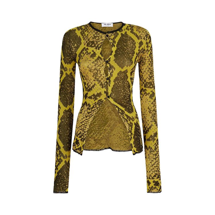 Кардиган Attico Cardigan, Yellow/Black
Кардиган Attico Cardigan, Yellow/Black