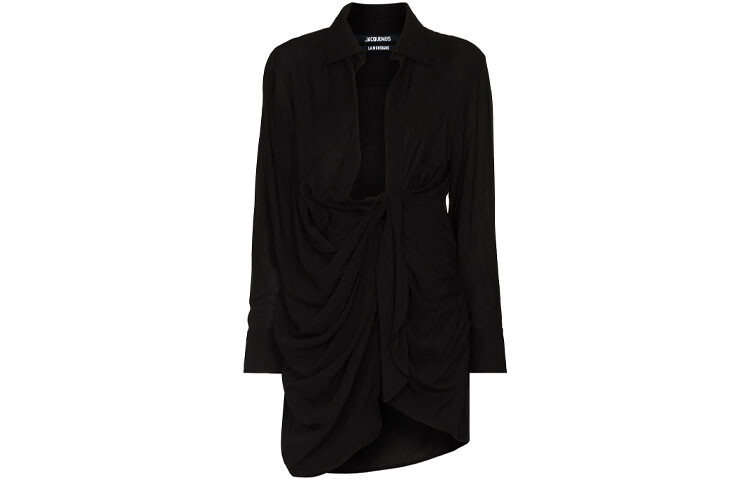 Платье Jacquemus с длинными рукавами, черный
Платье Jacquemus с длинными рукавами, черный